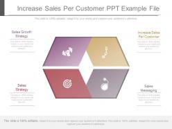 Increase sales per customer ppt example file