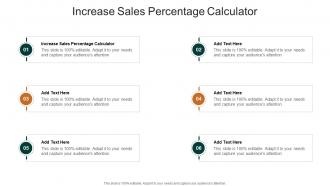 Increase Sales Percentage Calculator In Powerpoint And Google Slides Cpb
