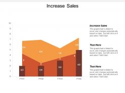 Increase sales ppt powerpoint presentation gallery templates cpb