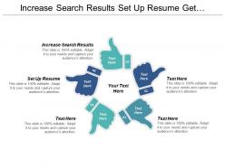 Increase search results set up resume get resume cpb