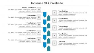 Increase seo website ppt powerpoint presentation model inspiration cpb