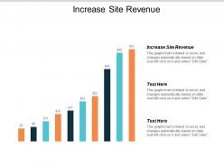 Increase site revenue ppt powerpoint presentation gallery rules cpb
