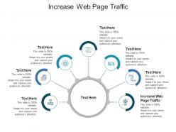Increase web page traffic ppt powerpoint presentation infographics background images cpb
