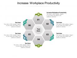 Increase workplace productivity ppt powerpoint presentation pictures styles cpb
