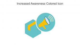 Increased Awareness Colored Icon In Powerpoint Pptx Png And Editable Eps Format