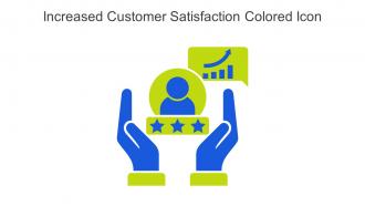 Increased Customer Satisfaction Colored Icon In Powerpoint Pptx Png And Editable Eps Format