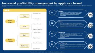 Increased Profitability Management By Apple How Apple Has Become Branding SS V
