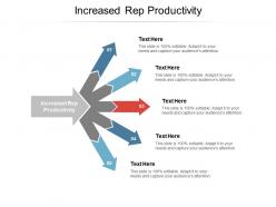 Increased rep productivity ppt powerpoint presentation sample cpb