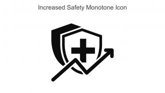Increased Safety Monotone Icon In Powerpoint Pptx Png And Editable Eps Format