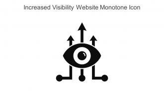 Increased Visibility Website Monotone Icon In Powerpoint Pptx Png And Editable Eps Format