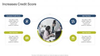 Increases Credit Score In Powerpoint And Google Slides Cpb