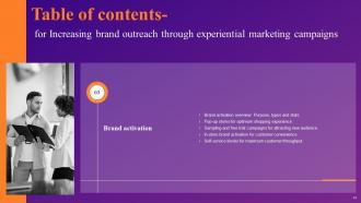 Increasing Brand Outreach Through Experiential Marketing Campaigns MKT CD V Best