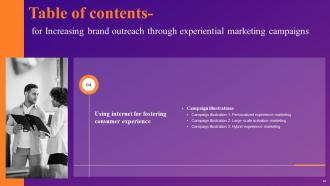 Increasing Brand Outreach Through Experiential Marketing Campaigns MKT CD V Ideas Template