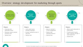 Increasing Brand Outreach Through Sports Marketing Campaigns MKT CD V Compatible Idea