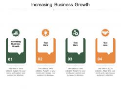 Increasing business growth ppt powerpoint presentation model information cpb