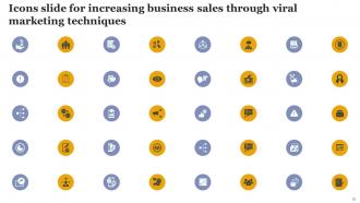 Increasing Business Sales Through Viral Marketing Techniques Powerpoint Presentation Slides Graphical Interactive