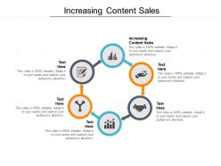 Increasing content sales ppt powerpoint presentation slides master slide cpb