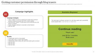 Increasing Customer Opt Ins By Taking Customer Permissions Strategically MKT CD V Good Template