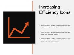 Increasing efficiency icons