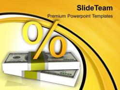 Increasing interest rate on finance business concept powerpoint templates ppt themes and graphics 0513