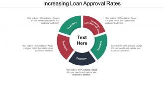 Increasing loan approval rates ppt powerpoint presentation icon layout cpb