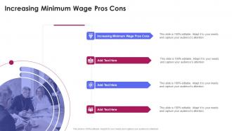 Increasing Minimum Wage Pros Cons In Powerpoint And Google Slides Cpb