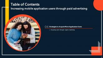 Increasing Mobile Application Users Through Paid Advertising Powerpoint Presentation Slides Template Engaging
