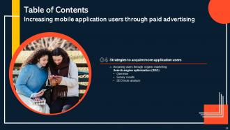 Increasing Mobile Application Users Through Paid Advertising Powerpoint Presentation Slides Idea Engaging