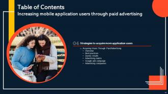 Increasing Mobile Application Users Through Paid Advertising Powerpoint Presentation Slides Professionally Engaging