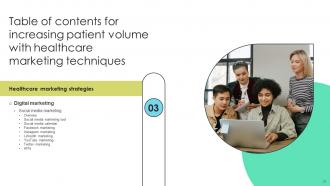 Increasing Patient Volume With Healthcare Marketing Techniques Powerpoint Presentation Slides Strategy CD V Customizable Colorful