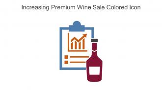 Increasing Premium Wine Sale Colored Icon In Powerpoint Pptx Png And Editable Eps Format