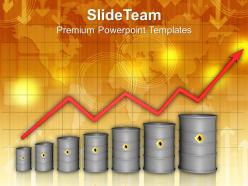 Increasing Price Of Oil Concept Powerpoint Templates PPT Themes And Graphics 0113