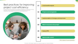 Increasing Profit Maximization Best Practices For Improving Project Cost Efficiency