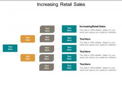 Increasing retail sales ppt powerpoint presentation infographics brochure cpb