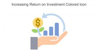 Increasing Return On Investment Colored Icon In Powerpoint Pptx Png And Editable Eps Format