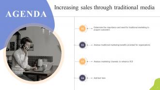 Increasing Sales through Traditional Media MKT CD V