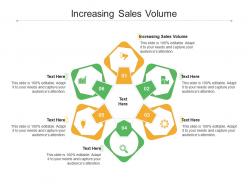 Increasing sales volume ppt powerpoint presentation gallery sample cpb