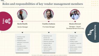 Increasing Supply Chain Value Roles And Responsibilities Of Key Vendor Management Members
