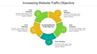 Increasing website traffic objective ppt powerpoint presentation ideas graphics template cpb