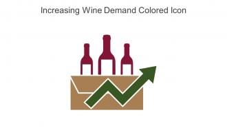 Increasing Wine Demand Colored Icon In Powerpoint Pptx Png And Editable Eps Format