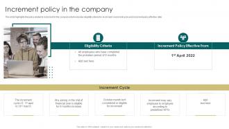 Increment Policy In The Company Company Policies And Procedures Manual