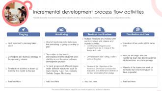 Incremental Development Process Flow Activities Agile Crystal Methodology IT