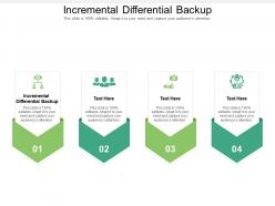Incremental differential backup ppt powerpoint presentation icon elements cpb