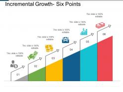 Incremental growth six points