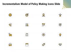 Incrementalism model of policy making icons slide ppt powerpoint presentation gallery rules