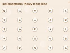 Incrementalism theory icons slide powerpoint presentation graphics tutorials