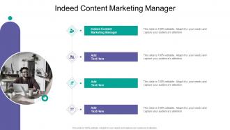Indeed Content Marketing Manager In Powerpoint And Google Slides Cpb