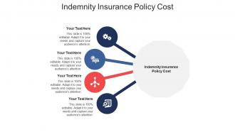 Indemnity insurance policy cost ppt powerpoint presentation infographics layout cpb