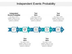 Independent events probability ppt powerpoint presentation file topics cpb