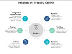Independent industry growth ppt powerpoint presentation outline brochure cpb